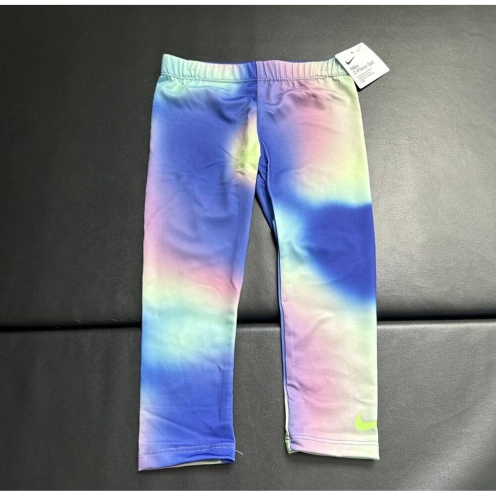 NWT Nike Hooded Tunic & Aurora Leggings Set Girls Size 3T - Picture 2 of 2